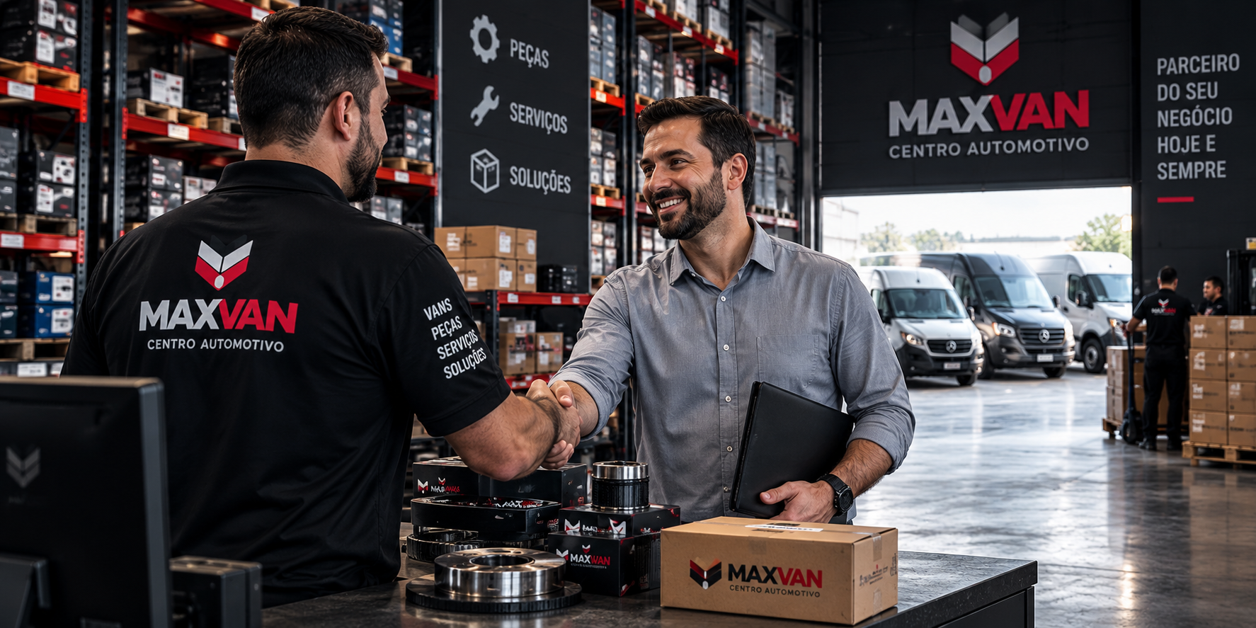 Atendimento comercial Max Van