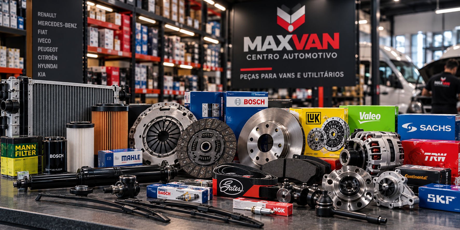 Peças Max Van